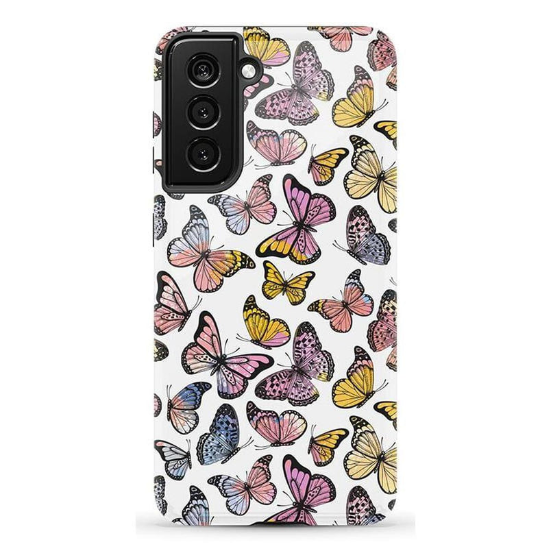 Free Spirit | Rainbow Butterfly Samsung Case Samsung Case get.casely Essential Galaxy S21