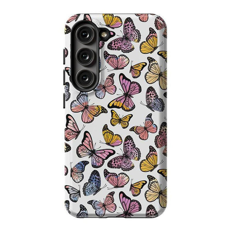 Free Spirit | Rainbow Butterfly Samsung Case Samsung Case get.casely Essential Galaxy S22 Ultra