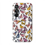 Free Spirit | Rainbow Butterfly Samsung Case Samsung Case get.casely Essential + MagSafe® Galaxy S25 