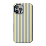 Coastline Stripes | Blue & Yellow Case - iPhone 12 Pro