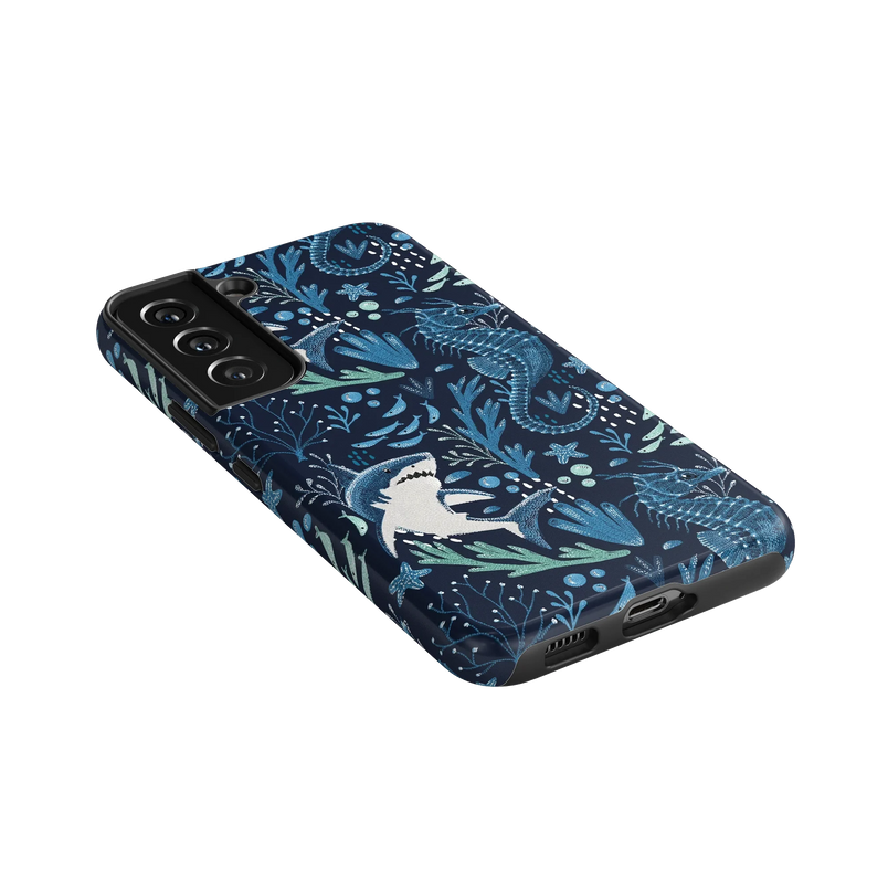 Midnight Reef | Shark Print Case