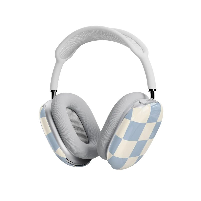 Fit Check | Light Blue Checkerboard AirPods Max Case