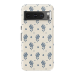 Seaside Stitch | Vintage Roses Case - Google Pixel 8 Pro