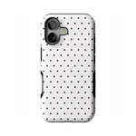 On the Dot | White Polka Dot Case