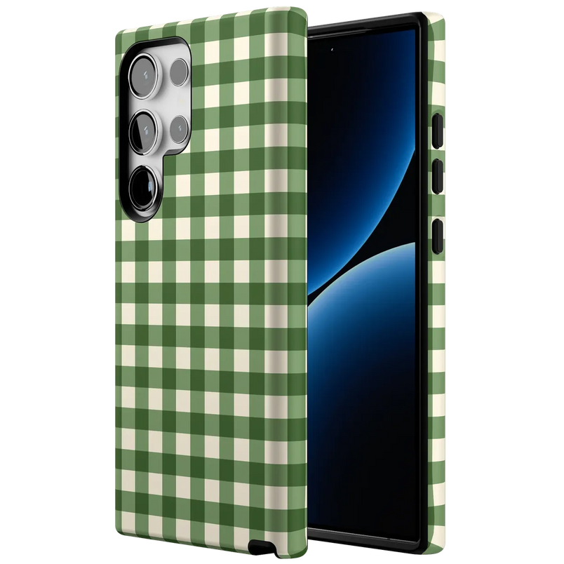 Checked Twice | Green Plaid Case