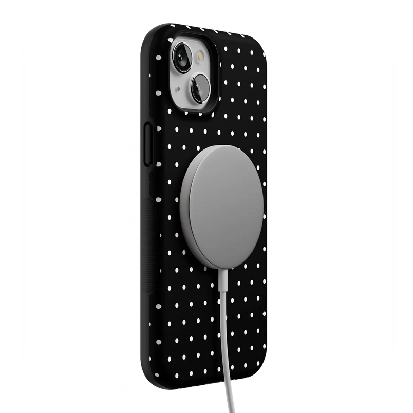 On the Dot | Black Polka Dot Case