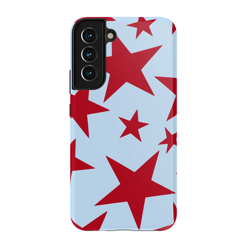 Stars Align | Blue & Red Stars Case - Galaxy S22 Plus
