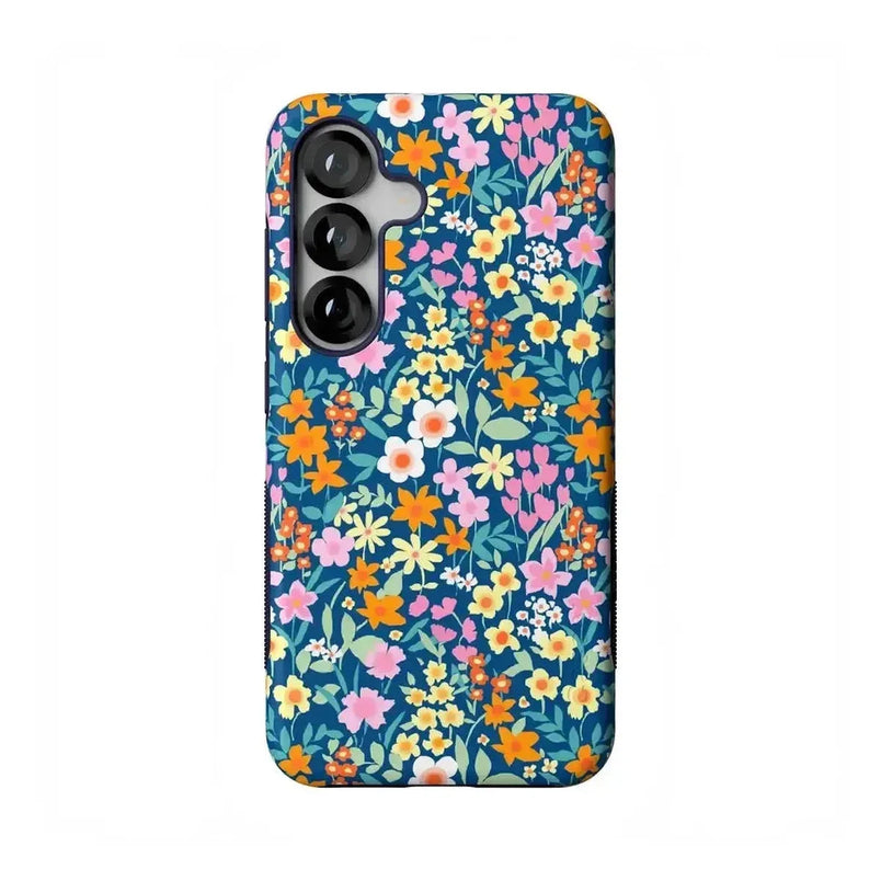 Full Bloom | Navy Floral Case iPhone Case get.casely Bold Flex + MagSafe® Galaxy S25 Ultra 