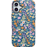 Full Bloom | Navy Floral Case iPhone Case get.casely Bold + MagSafe® iPhone 16 Plus
