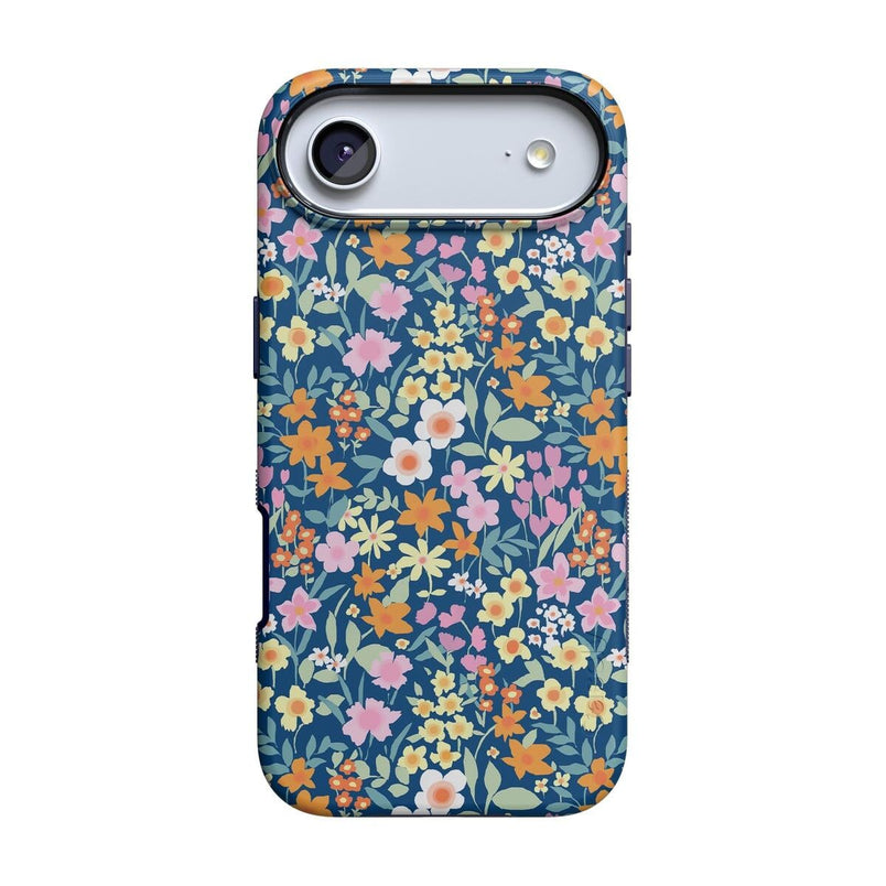 Full Bloom | Navy Floral Case iPhone Case get.casely Bold + MagSafe® iPhone 17 Air 