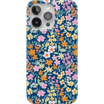 Full Bloom | Navy Floral Case iPhone Case get.casely Classic + MagSafe® iPhone 15 Pro Max
