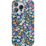 Full Bloom | Navy Floral Case iPhone Case get.casely Classic + MagSafe® iPhone 16 Pro Max