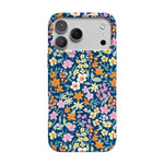 Full Bloom | Navy Floral Case iPhone Case get.casely Classic + MagSafe® iPhone 17 Pro Max 