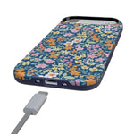 Full Bloom | Navy Floral Case iPhone Case get.casely 