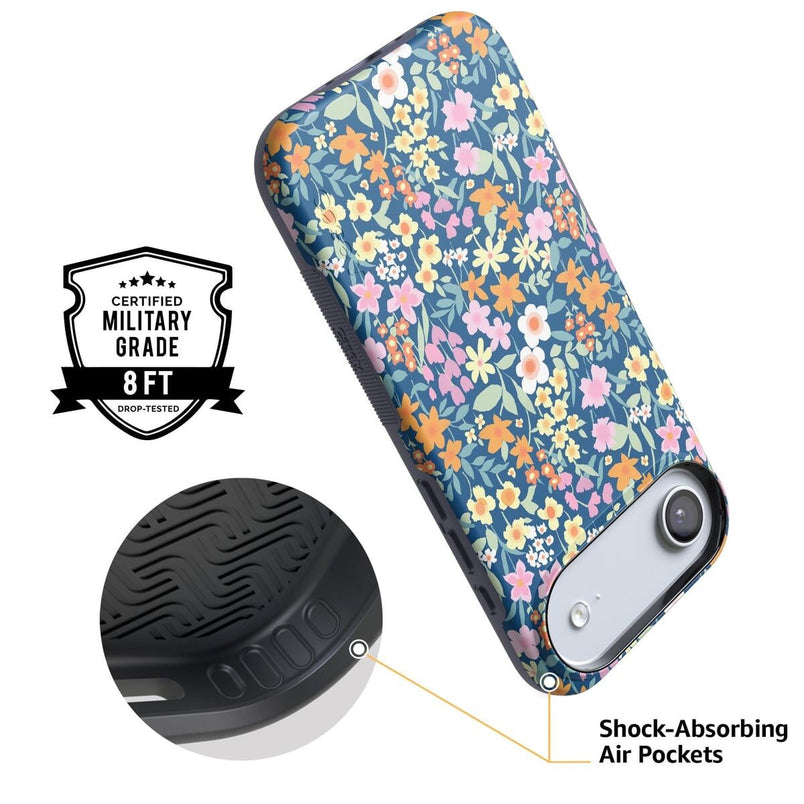 Full Bloom | Navy Floral Case iPhone Case get.casely 