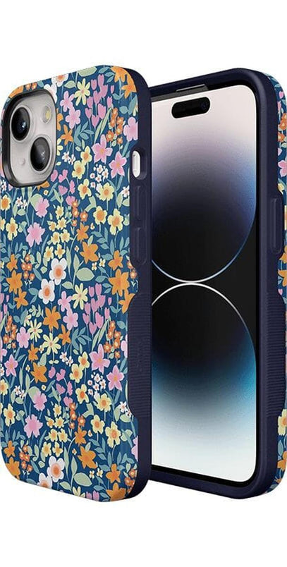 Full Bloom | Navy Floral Case iPhone Case get.casely 