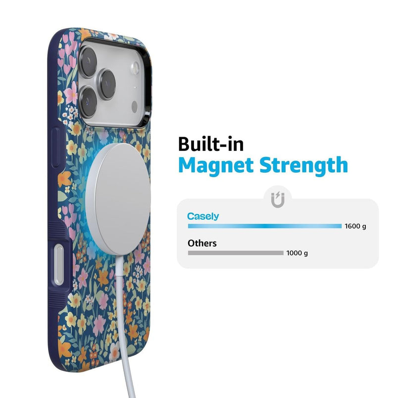 Full Bloom | Navy Floral Case iPhone Case get.casely 