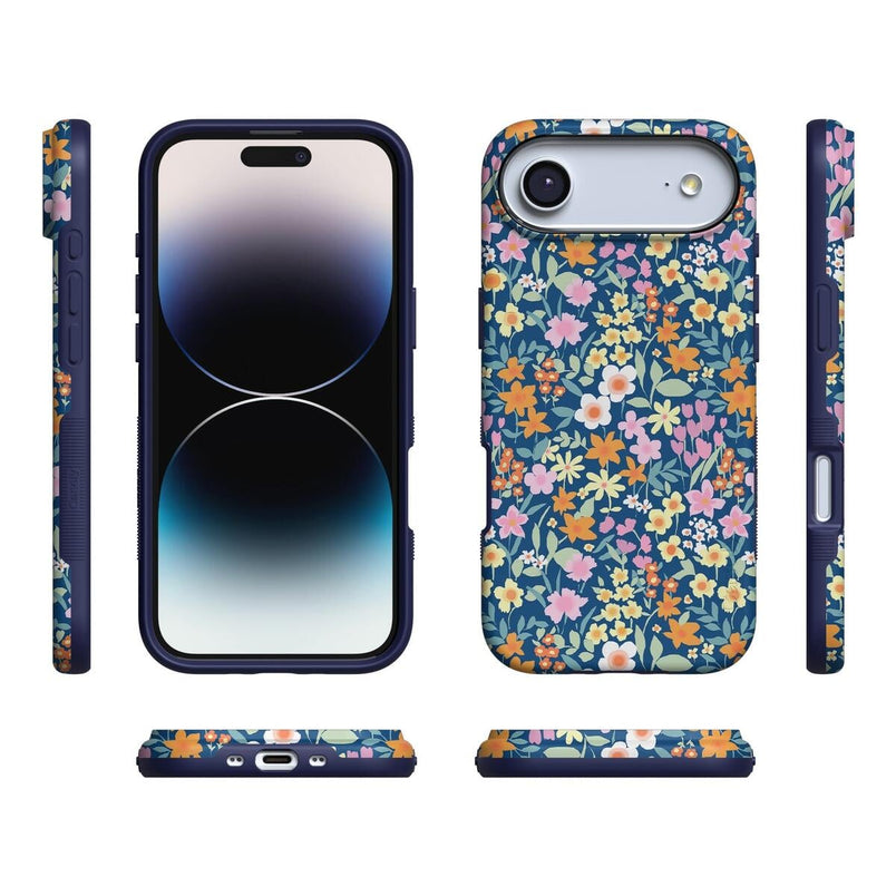 Full Bloom | Navy Floral Case iPhone Case get.casely 
