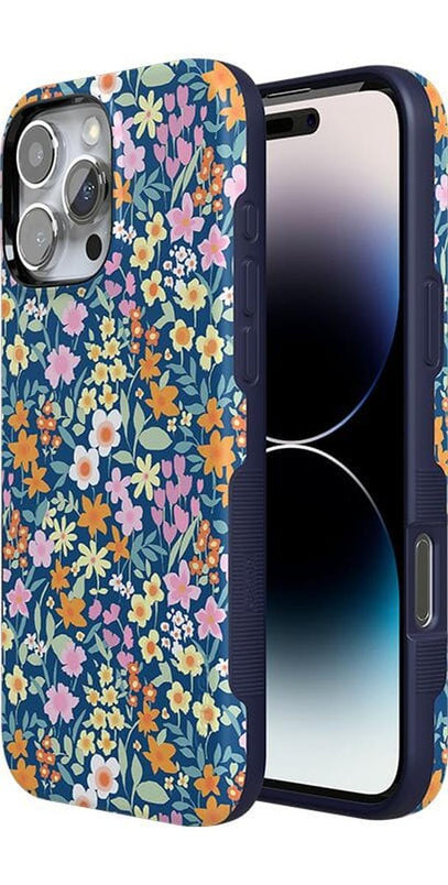 Full Bloom | Navy Floral Case iPhone Case get.casely 
