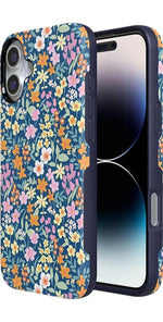 Full Bloom | Navy Floral Case iPhone Case get.casely 