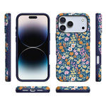 Full Bloom | Navy Floral Case iPhone Case get.casely 