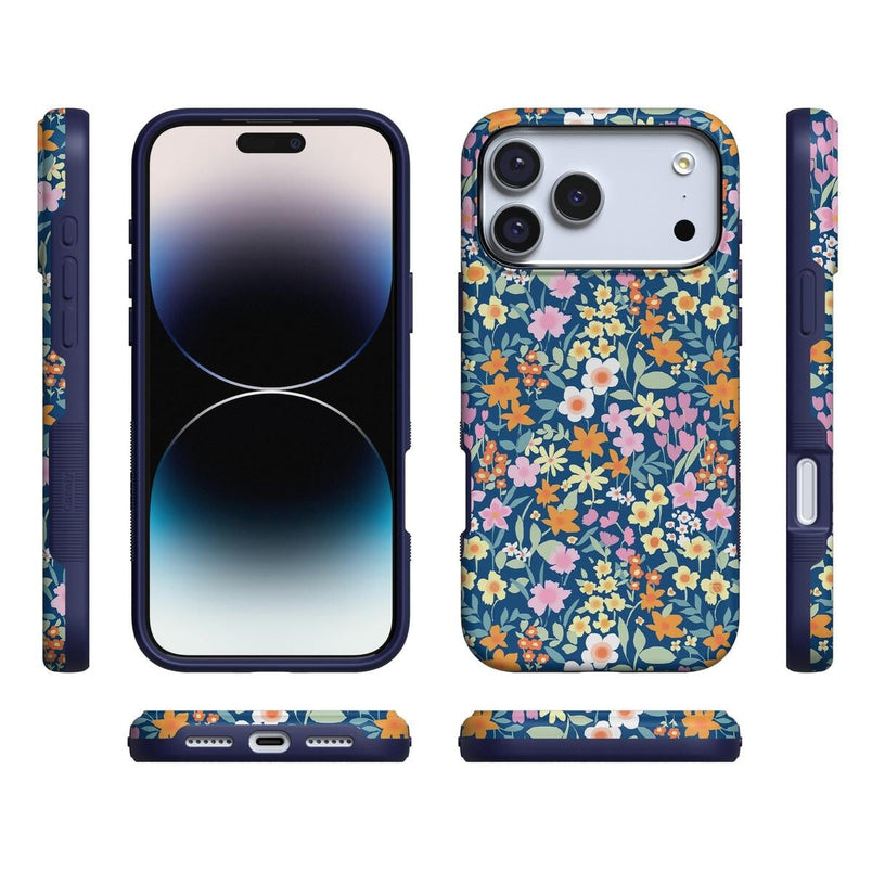 Full Bloom | Navy Floral Case iPhone Case get.casely 