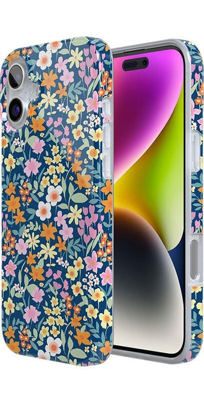 Full Bloom | Navy Floral Case iPhone Case get.casely 
