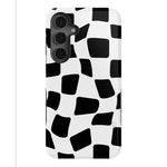 Funky Checkerboard | High Contrast Design Case Phone Case Casetry Bold Flex + MagSafe® Galaxy S25 Plus 