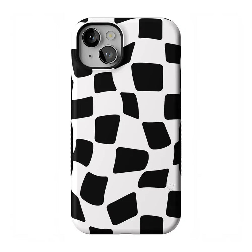 Funky Checkerboard | High Contrast Design Case Phone Case Casetry Bold Flex + MagSafe® iPhone 14 Plus