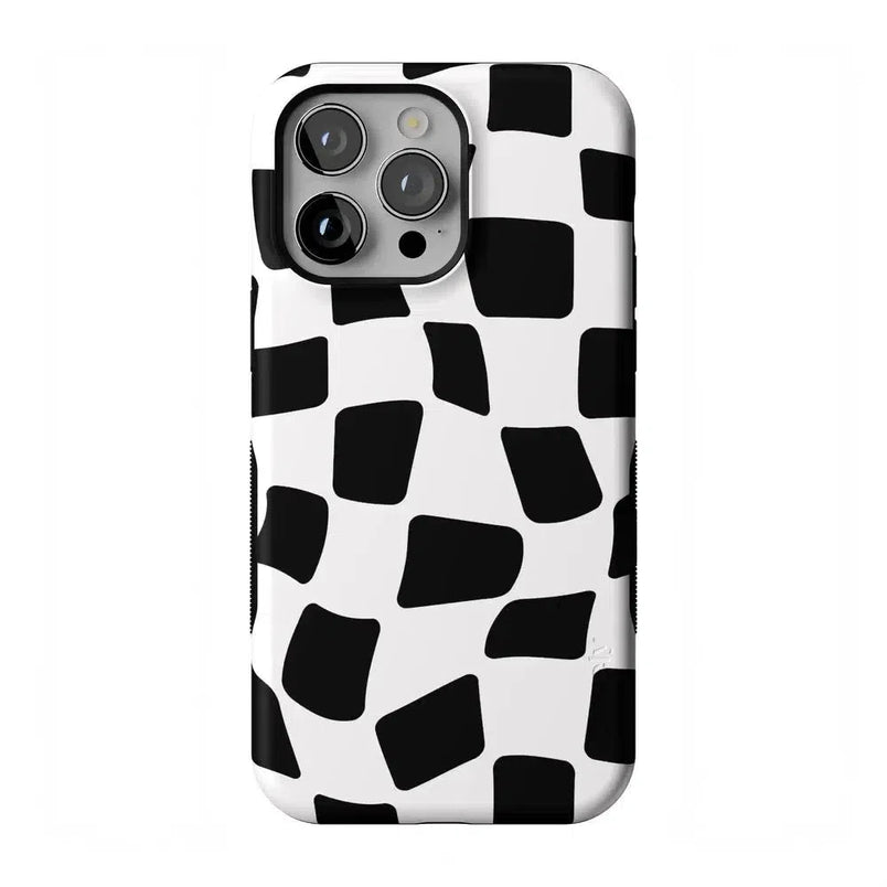 Funky Checkerboard | High Contrast Design Case Phone Case Casetry Bold Flex + MagSafe® iPhone 14 Pro Max