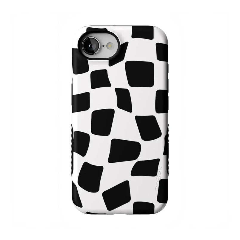 Funky Checkerboard | High Contrast Design Case Phone Case Casetry Bold Flex + MagSafe® iPhone 16e 