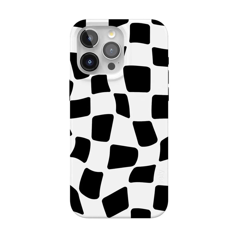 Funky Checkerboard | High Contrast Design Case Phone Case Casetry Classic + MagSafe® iPhone 15 Pro Max 