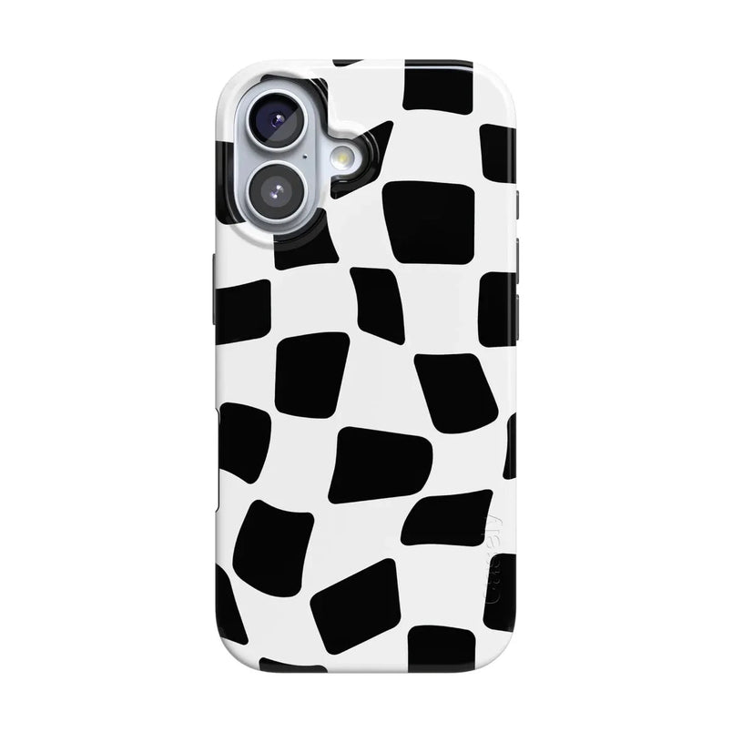 Funky Checkerboard | High Contrast Design Case Phone Case get.casely Classic + MagSafe® iPhone 17 