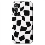 Funky Checkerboard | High Contrast Design Case Phone Case Casetry Essential + MagSafe® Galaxy S25 Plus