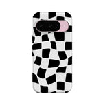 Funky Checkerboard | High Contrast Design Case Phone Case Casetry Essential + MagSafe® Google Pixel 10 