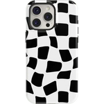 Funky Checkerboard | High Contrast Design Case Phone Case Casetry Essential + MagSafe® iPhone 15 Pro