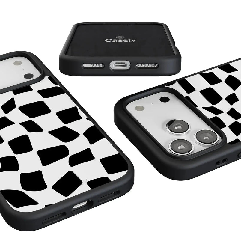 Funky Checkerboard | High Contrast Design Case Phone Case get.casely 