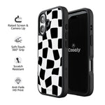 Funky Checkerboard | High Contrast Design Case Phone Case get.casely 