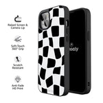 Funky Checkerboard | High Contrast Design Case Phone Case get.casely 