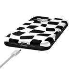 Funky Checkerboard | High Contrast Design Case Phone Case Casetry 