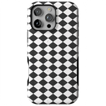 Salem's Hex | Black & White Checkered Case