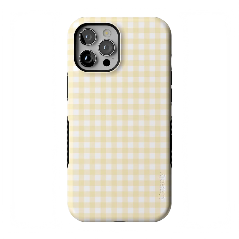 Pastel Picnic | Yellow Gingham Case