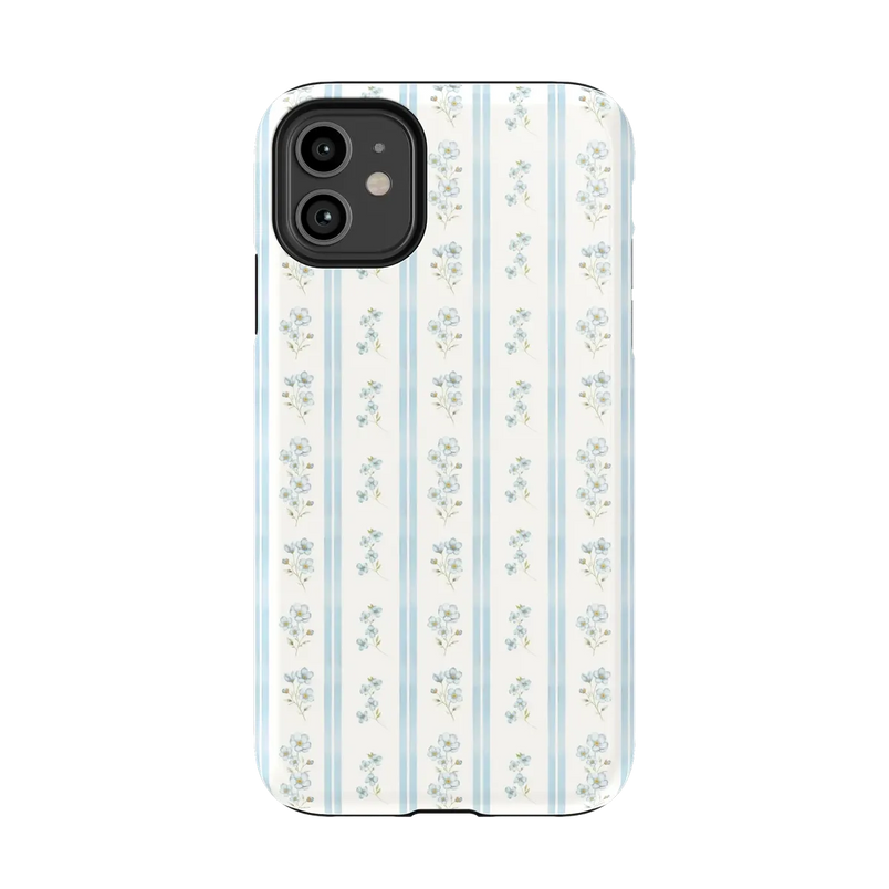 Cottage Stripe | Blue Floral Case