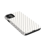 On the Dot | White Polka Dot Case