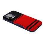 Storm Warning | Black & Red Stripes Case