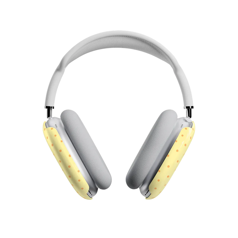 On the Dot | Yellow Polka Dot AirPods Max Case