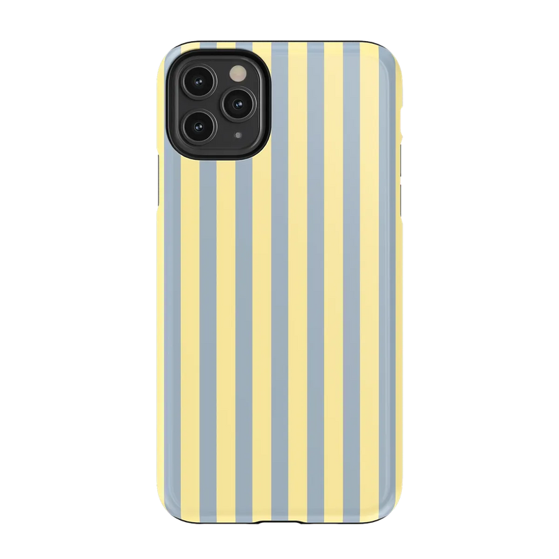 Coastline Stripes | Blue & Yellow Case - iPhone 11 Pro