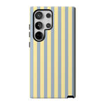 Coastline Stripes | Blue & Yellow Case - Galaxy S24 Ultra