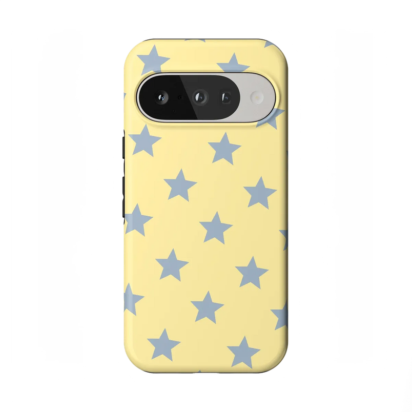 Shine Bright | Butter Yellow Stars Case - Google Pixel 10