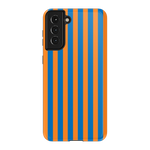 Go New York | Blue & Orange Stripes Case - Galaxy S21 Plus